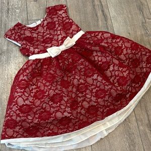 Girl Formal Burgundy Dress